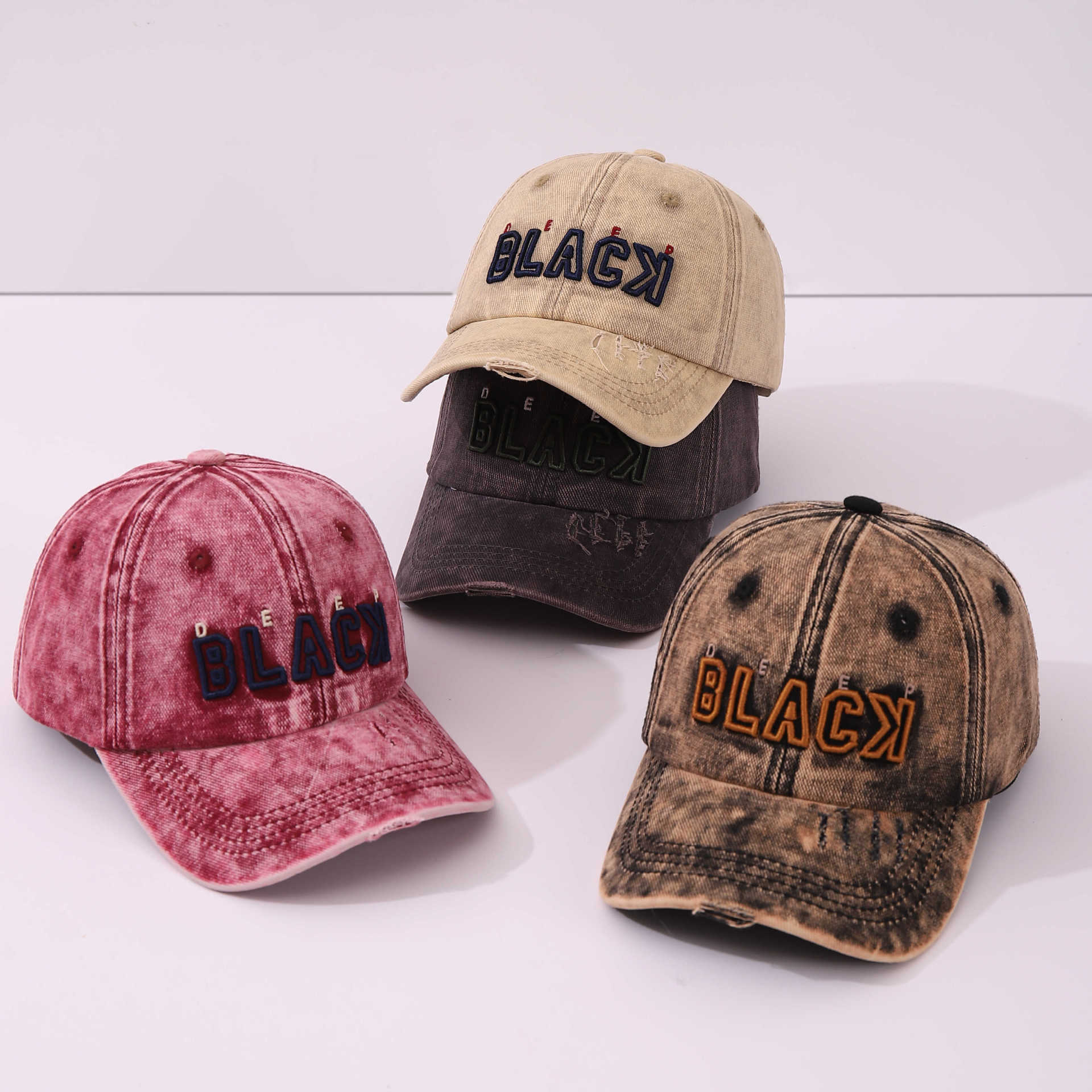 Sombreros infantiles primavera y otoño sombrero de béisbol sombrero de denim sombrero de moda moda para sombreros deportivos al aire libre para niños y niñas