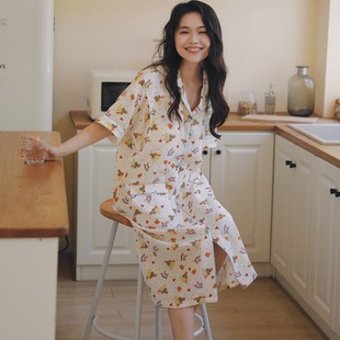 New Ready-Made Cotton Double-Layer Gauze Maternity Confinement Skirt, One Piece, Free Shipping