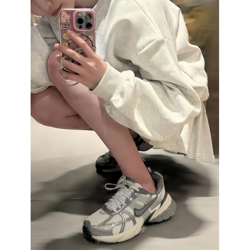 莆田純正 V2KRUN 新しい女性の靴スポーツ紳士靴メッシュ厚底通気性向上カジュアル軽量ランニングシューズ|undefined