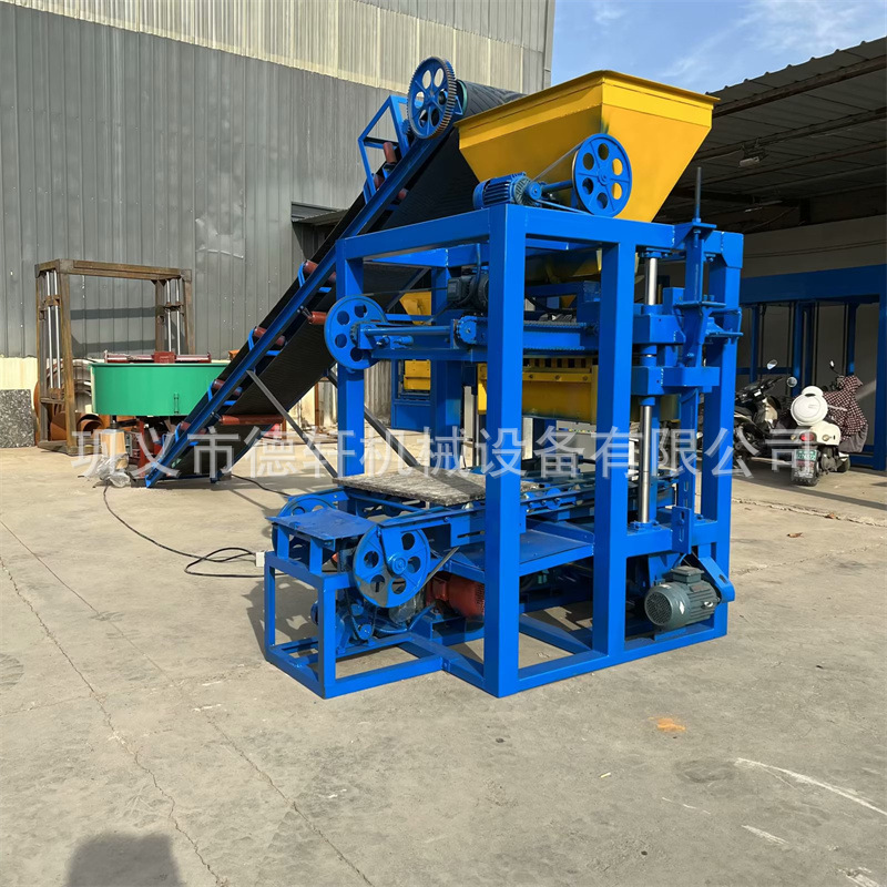 免烧砌块制砖机液压打砖机全自动移动制砖造砖机智能路面砌块砖机