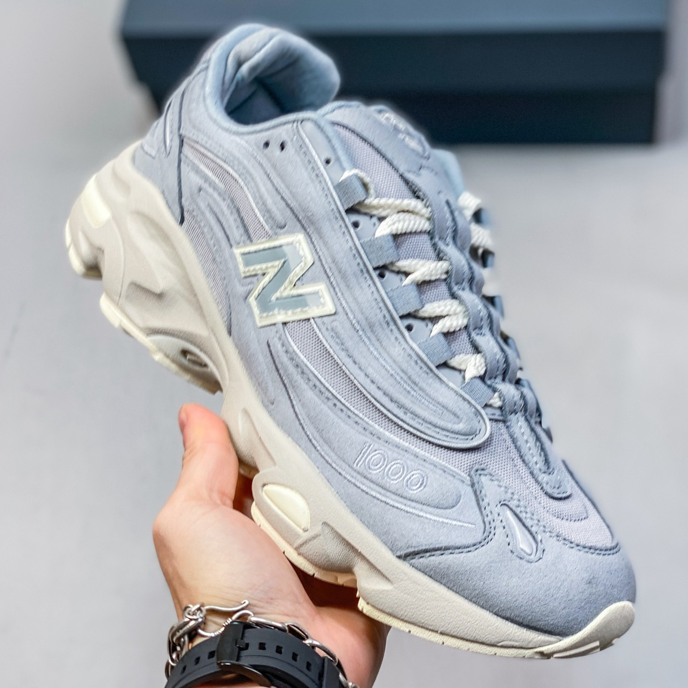 Zapatos para hombres y mujeresnb1000 verano zapatos de correr zapatos de suela gruesa zapatos de pareja zapatos deportivos casuales resistentes