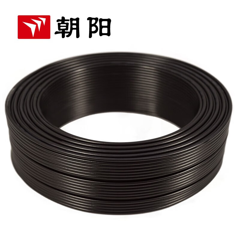 Chaoyang cable ZB-RVV cable de alimentación cable de chaqueta negra cable de cobre estándar nacional 3 núcleos 6 cuadrados 100