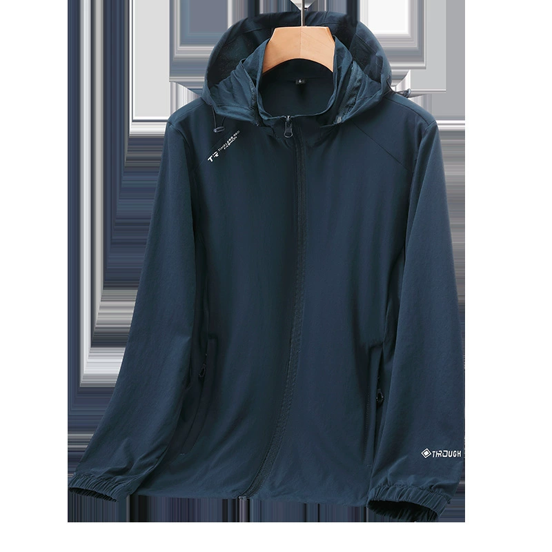 Солнцезащитная одежда для мужчин и женщин, новинка лета 2024 года, тонкая уличная дышащая велосипедная солнцезащитная универсальная солнцезащитная одежда, куртка с капюшоном