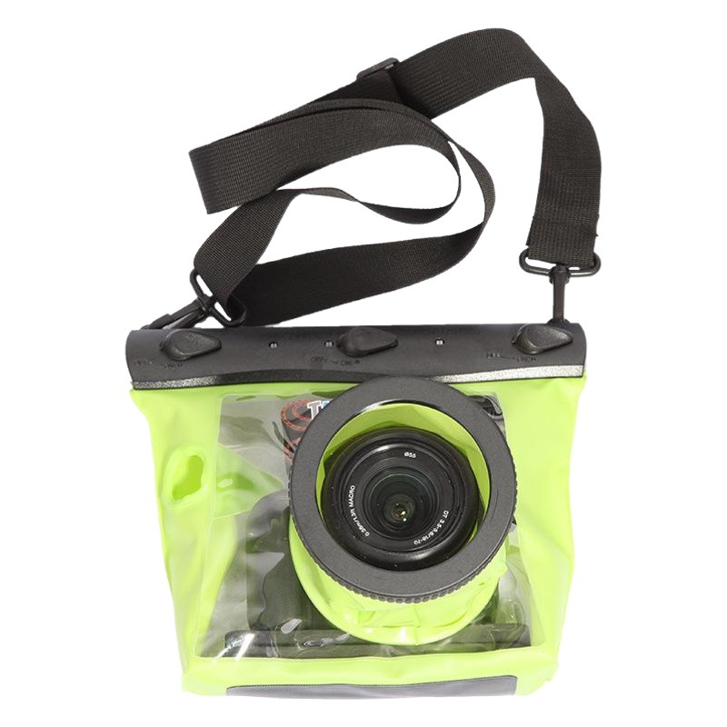 GQ-518ML SLR Cámara impermeable BOLSA DE BUCEO cubierta impermeable cubierta de buceo en stock transparente