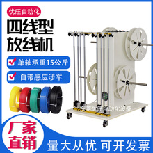 智能感应放线机自动放线架线缆无极变速送线机剥线机端子机放线盘