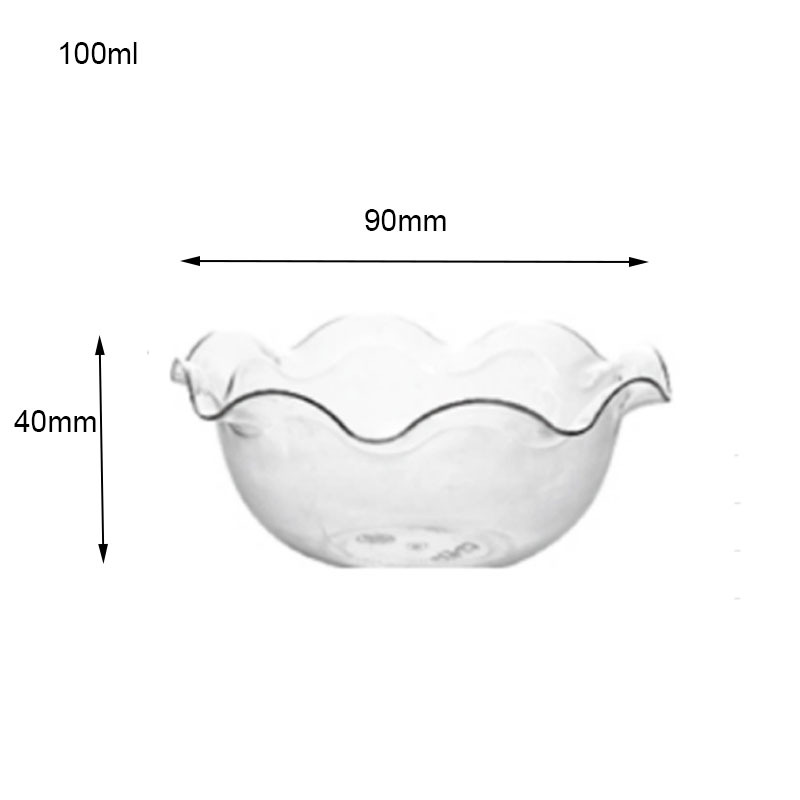 Taza cuadrada puntual Taza redonda Una variedad de tazas de postre Taza de pudín Taza de mousse Plato Cuchara de plástico desechable Amazon