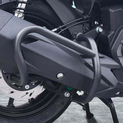 Motorcycle bumper, Zongshen Cyclone Rt150S Bumper, Front - exhaust-bar