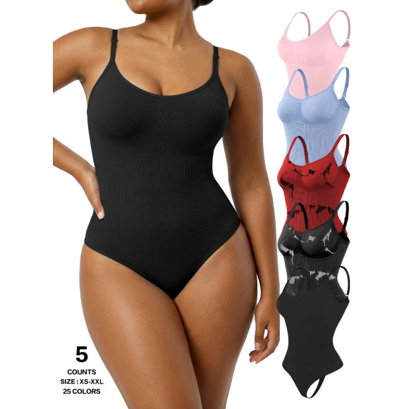 Cross-Border New Amazon Seamless Shapewear Bodysuit for Women, Tummy Control, Butt Lift, Thong, Strapless, Slim Fit, in Stock from Manufacturer Cross-Border New Amazon Seamless Shapewear Bodysuit for Women, Tummy Control, Butt Lift, Thong, Strapless, Slim Fit, in Stock from Manufacturer