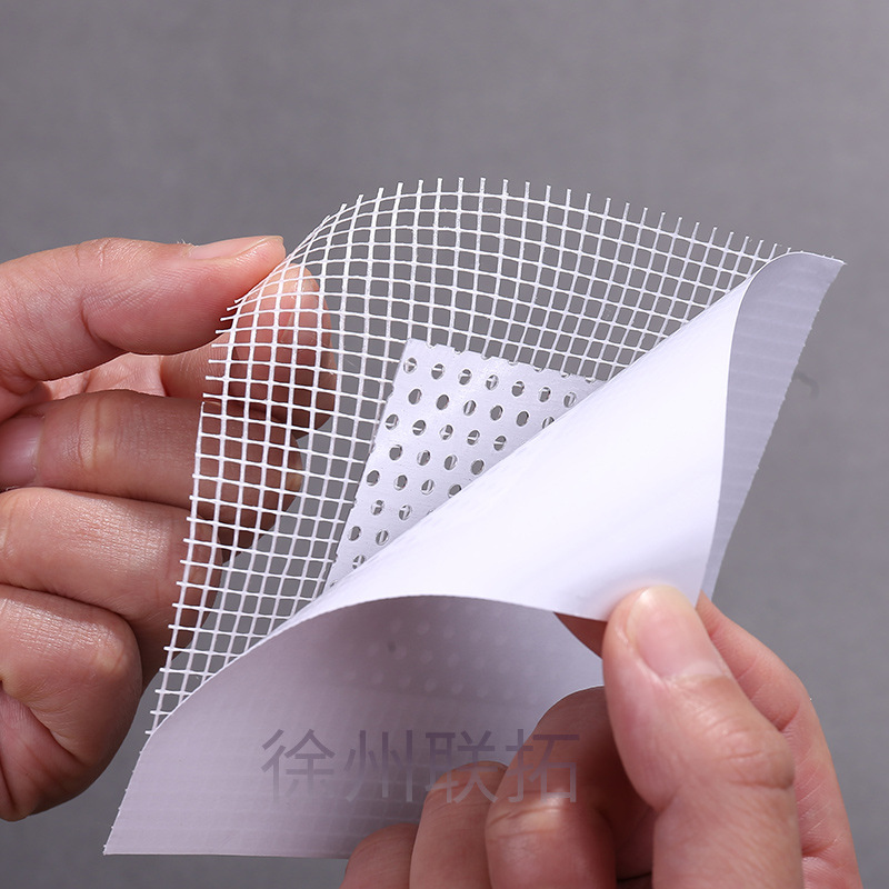 Parche de pared de fibra de vidrio autoadhesivo placa de pared de malla de aluminio parche de reparación de paneles de yeso parche de reparación de agujero de pared de yeso