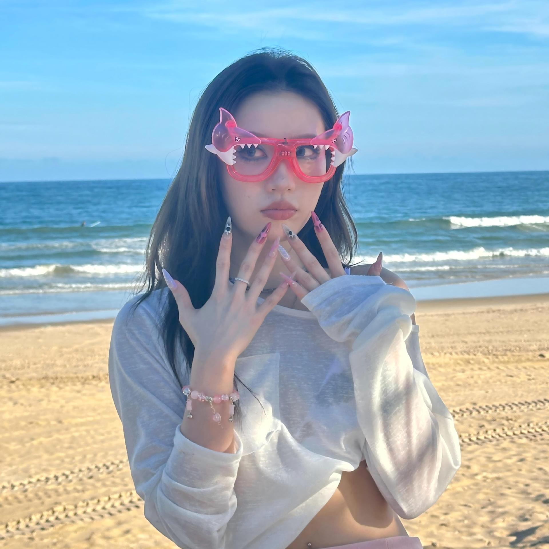 Gafas de Fiesta con Temática Hawaiana, ABS, Divertido, Decorativo, para Fiestas en la Playa y Festivales de Música