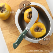 弧形刃小弯刀家用水果刀削皮刀香蕉刀瓜果刀蔬菜收割专用刀芝士刀