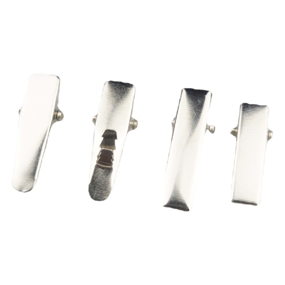 2cm Metal Kidsren's Mini Macaron Color Small Square Clip Duckbill Pointed Mouth Clip Crocodile Clip Pressure Clip Side Hairpin
