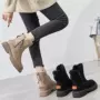 冬季皮毛一体新款加厚女靴