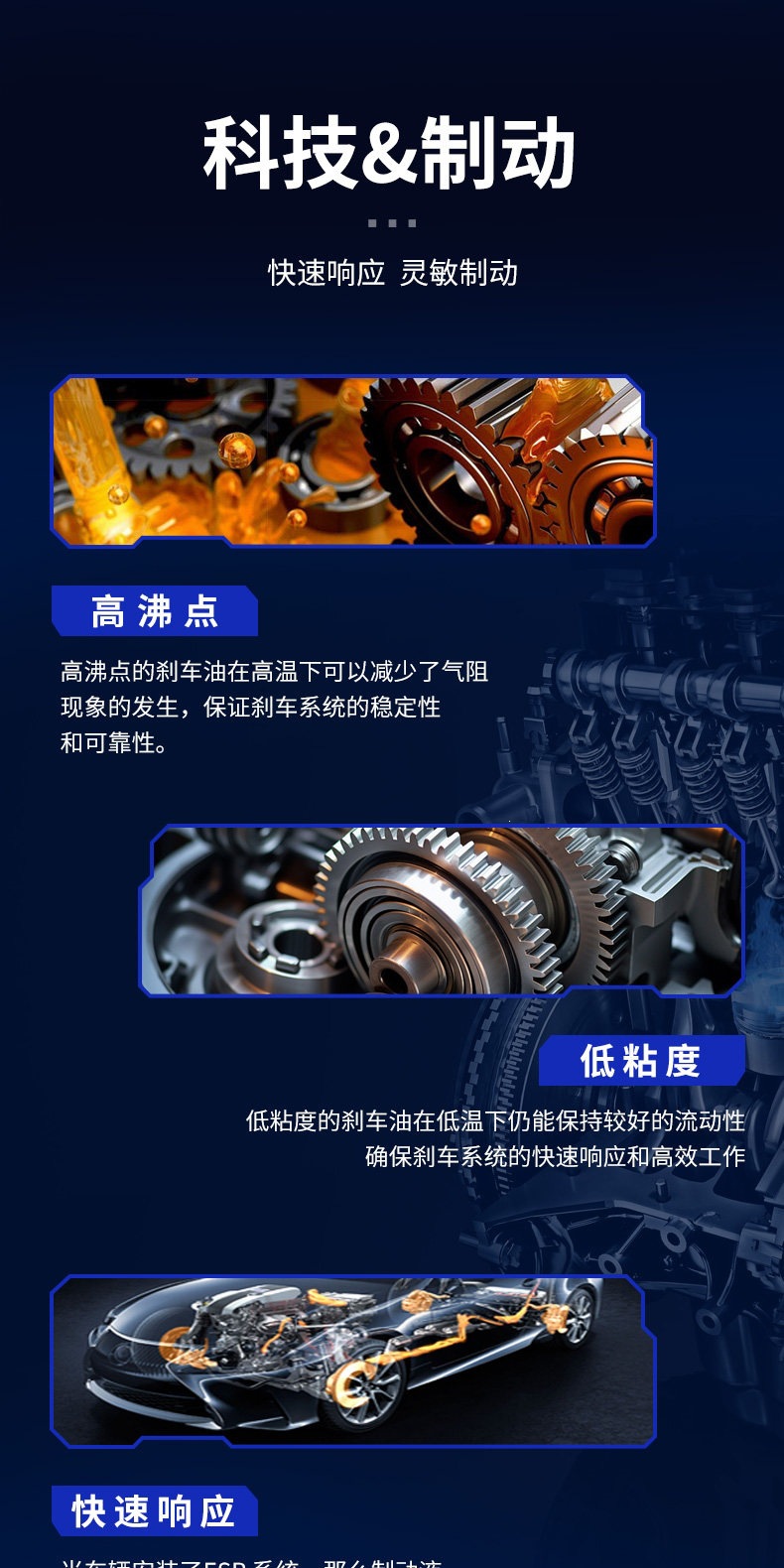 Ate Brake Fluid Is Originally Imported, Fully Synthetic, Low Viscosity, Motorcycle and Car Clutch Brake Fluid Dot 5.1