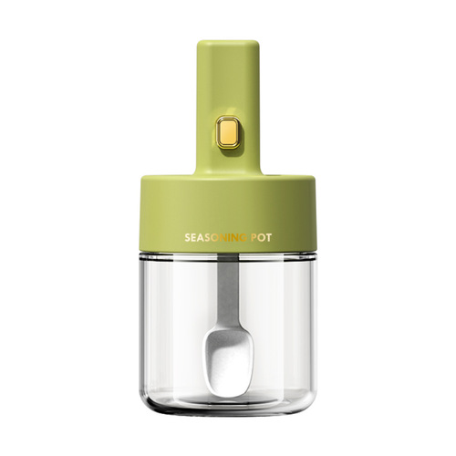 Seasoning jar combination seasoning box set household retractable glass seasoning jar salt shaker sealed moisture-proof seasoning box