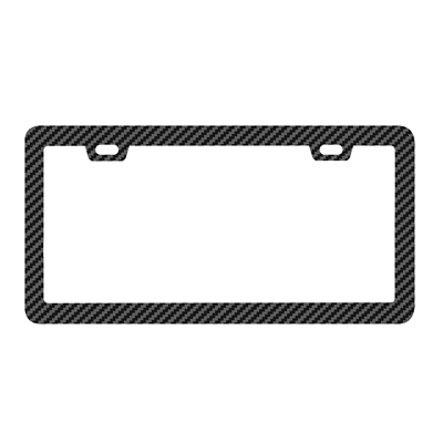 License plate holder/license plate holder Frame US License Plate Frame Can - sharp-corners-and-narrow-edges-stainless-steel-carbon-pattern