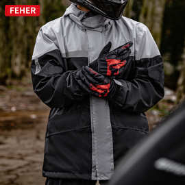 FEHER摩托车骑行服雨衣飞儿分体摩旅防风防水雨披摩托电动车雨衣