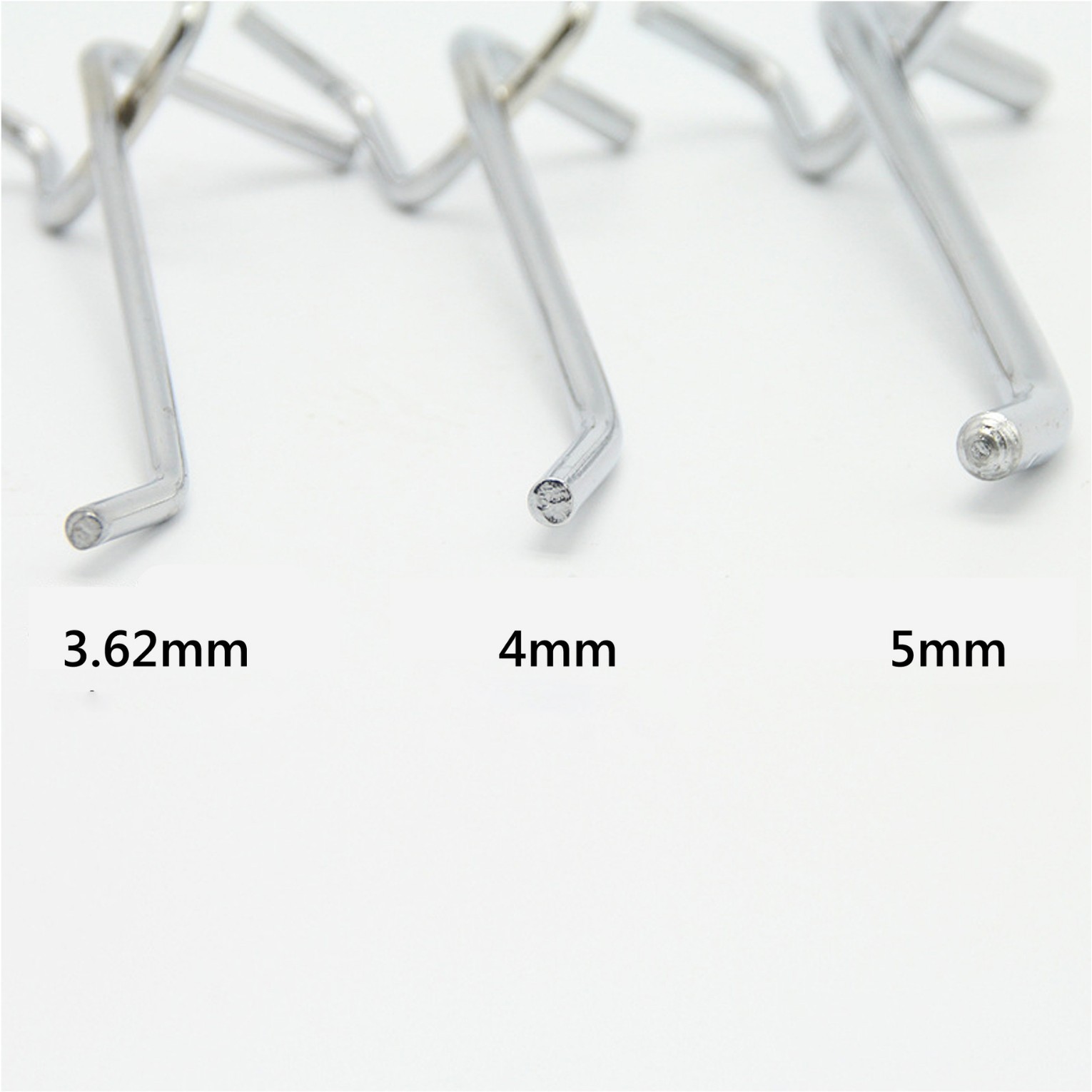 洞洞板配件样品钩  铁质样品钩