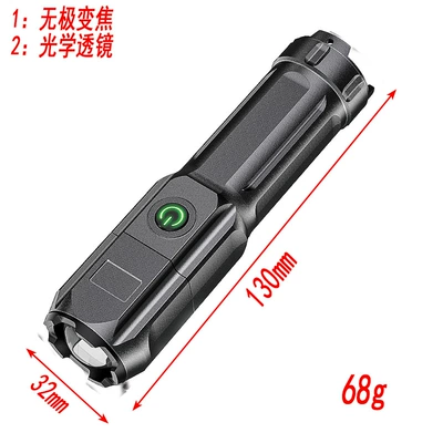 long-shot zoom USB super – UV fənərlər - infinite-zoom-optical-lens