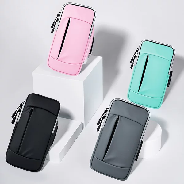 Running mobile phone arm bag outdoor mobile phone bag men's and women's mobile phone arm band Sports mobile phone arm sleeve wrist bag waterproof