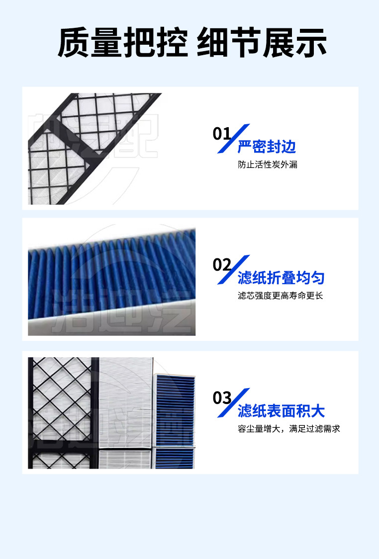 Compatible with Xiaomi YU7 electric vehicle PM2.5 air purification filter, air filter, air conditioning filter, and air conditioning accessories