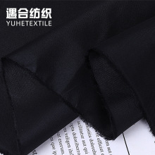 全涤黑色舒美绸 里内衬斜纹面料 大衣西服风衣加密舒美绸里布批发