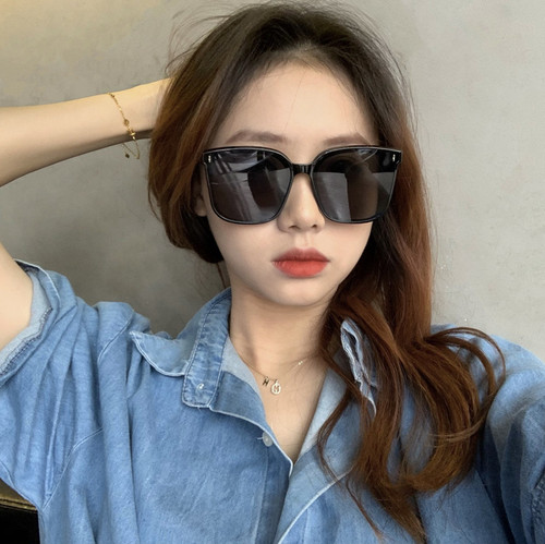 New style sunglasses large frame women's sunglasses G Internet celebrity street shooting M sunglasses women's trendy driving sunglasses men