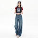 [24W] Super Love Niu Wang Li Cut Skinny Straight Leg Denim Pants Loose Straight Leg Pants Soft Fabric