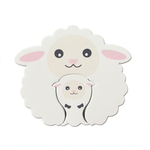 Door handle anti-collision pad + door card combination EVA thickened cartoon door card door gear children's safety anti-clip hand door card