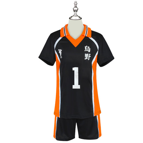 Volleyball youth uniforms anime costumes volleyball uniforms cosplay jerseys Karasuno high school volleyball team uniforms