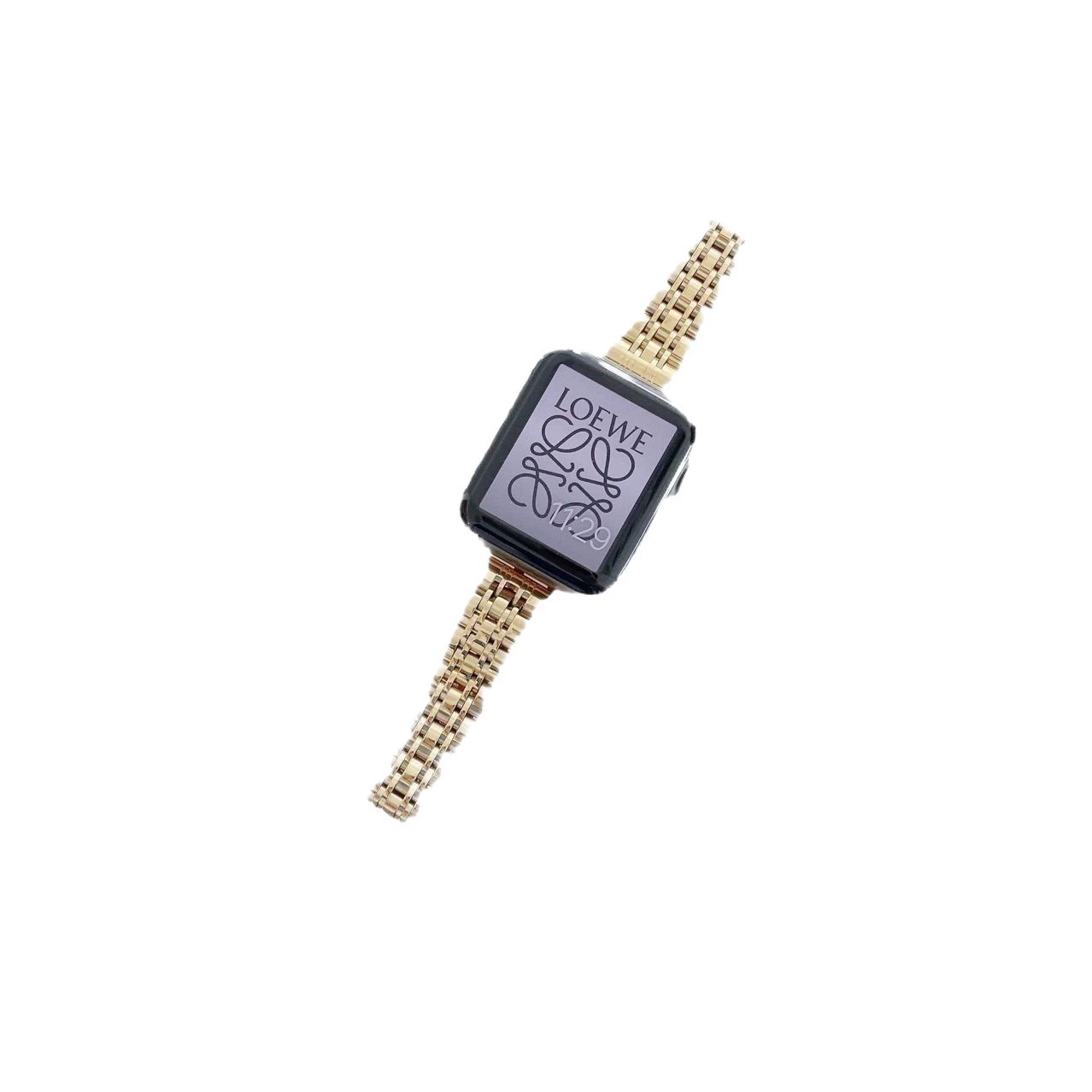 Подходит для Apple Watch5678910 ремешок для часов iwatch семь бусин маленькая талия нержавеющая сталь металлический ремешок