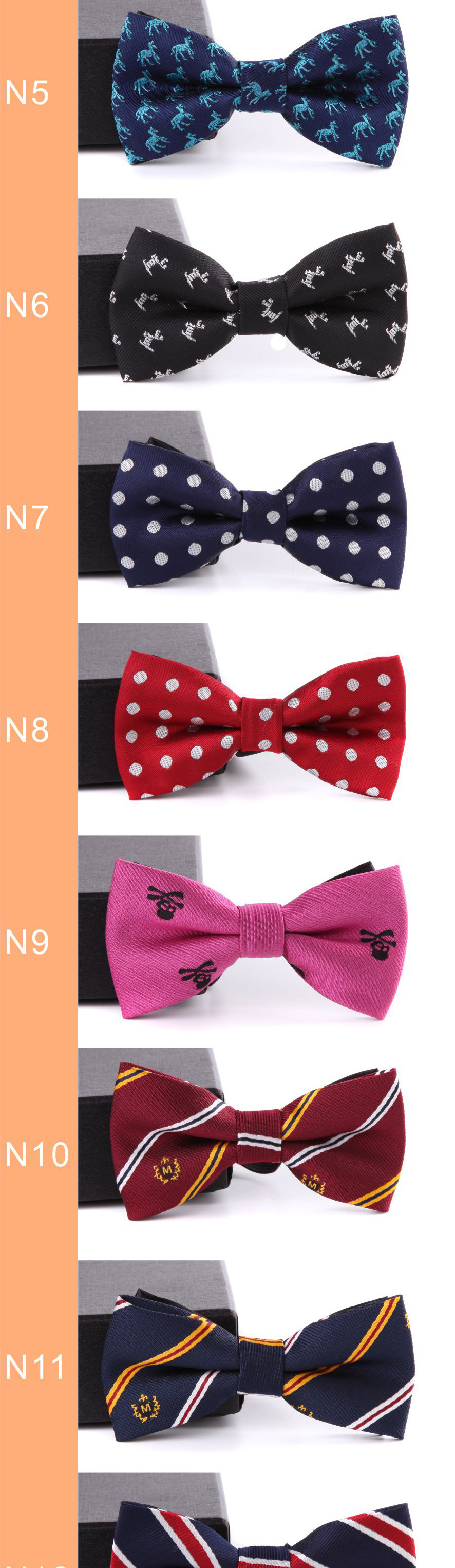 领结 小模特复古西装搭配用蝴蝶结 儿童个人表演领结批发