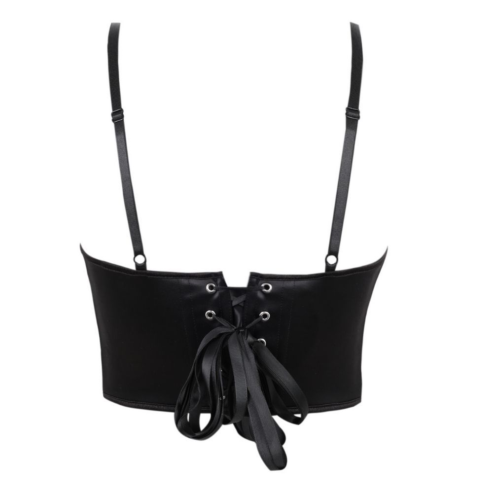 Nuevo negro sexy sexy giratorio de espalda chaleco de soporte de pecho corsés de pecho de dama ropa de cuerpo de forma transfronteriza