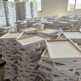 油画框帆布框纯棉油画框油画布框丙烯纯棉亚麻油画板批发手绘diy