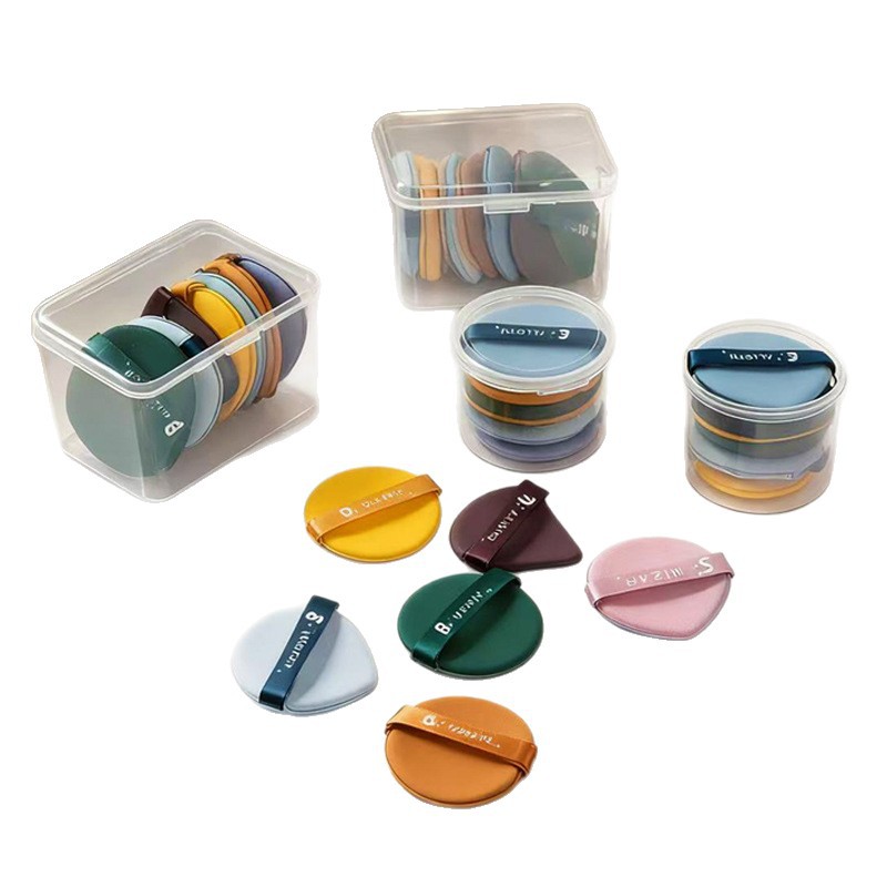 Polvo de almohadilla de aire, polvo de pastel de huevo, polvo de maquillaje de belleza, polvo de maquillaje de huevo Ermu Beidou Seven Star, polvo de maquillaje sin látex.