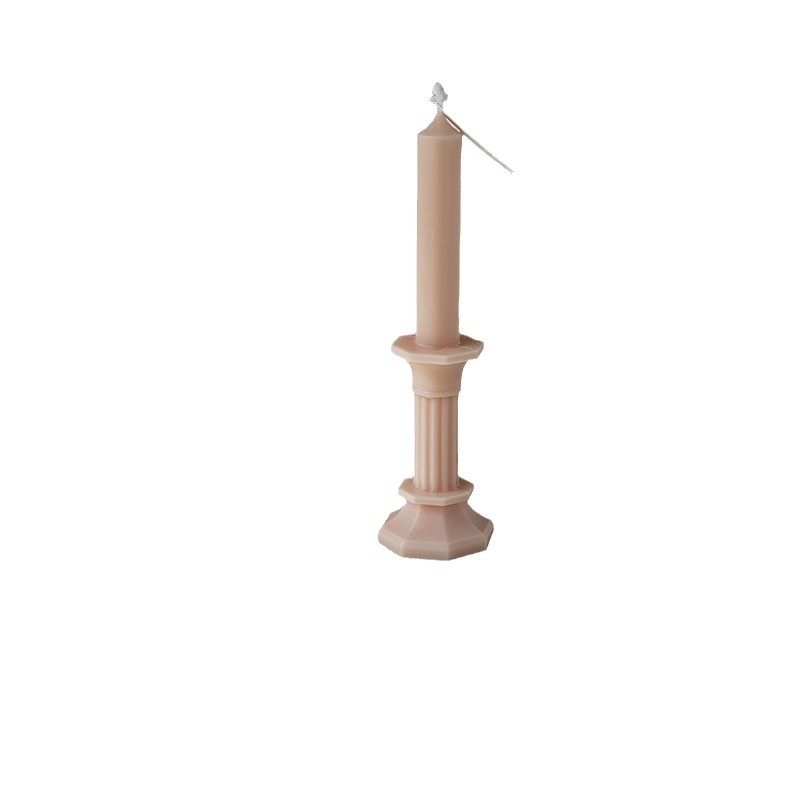 Venta caliente candelabro de simulación en forma de vela vela de aromaterapia Adornos decorativos avanzados Inicio Pilar romano Candelabro