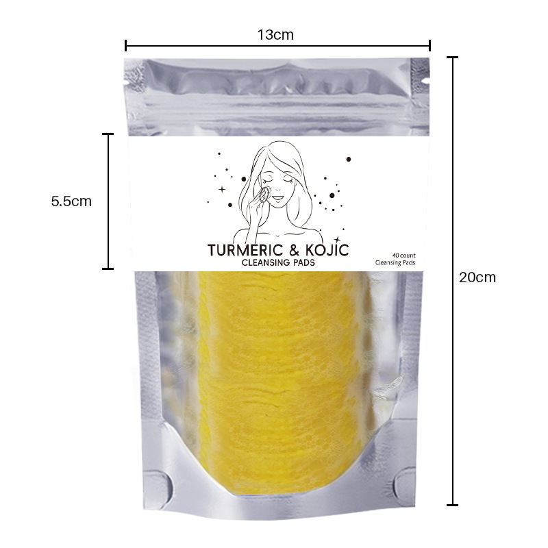 Turmeric Exfoliating Cleansing Pads Compressed Facial Sponges Skin Care Tools Fo - Picture 10 of 10