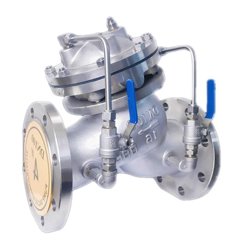 304不锈钢法兰多功能水泵控制阀316JD745X-16P多功能缓闭式止回阀