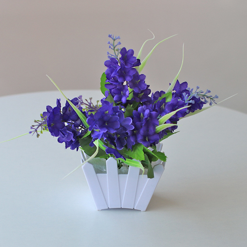 Planta artificial bonsai eucalipto Lysiana flor artificial planta verde Planta artificial decoración del hogar Fuente de la fábrica