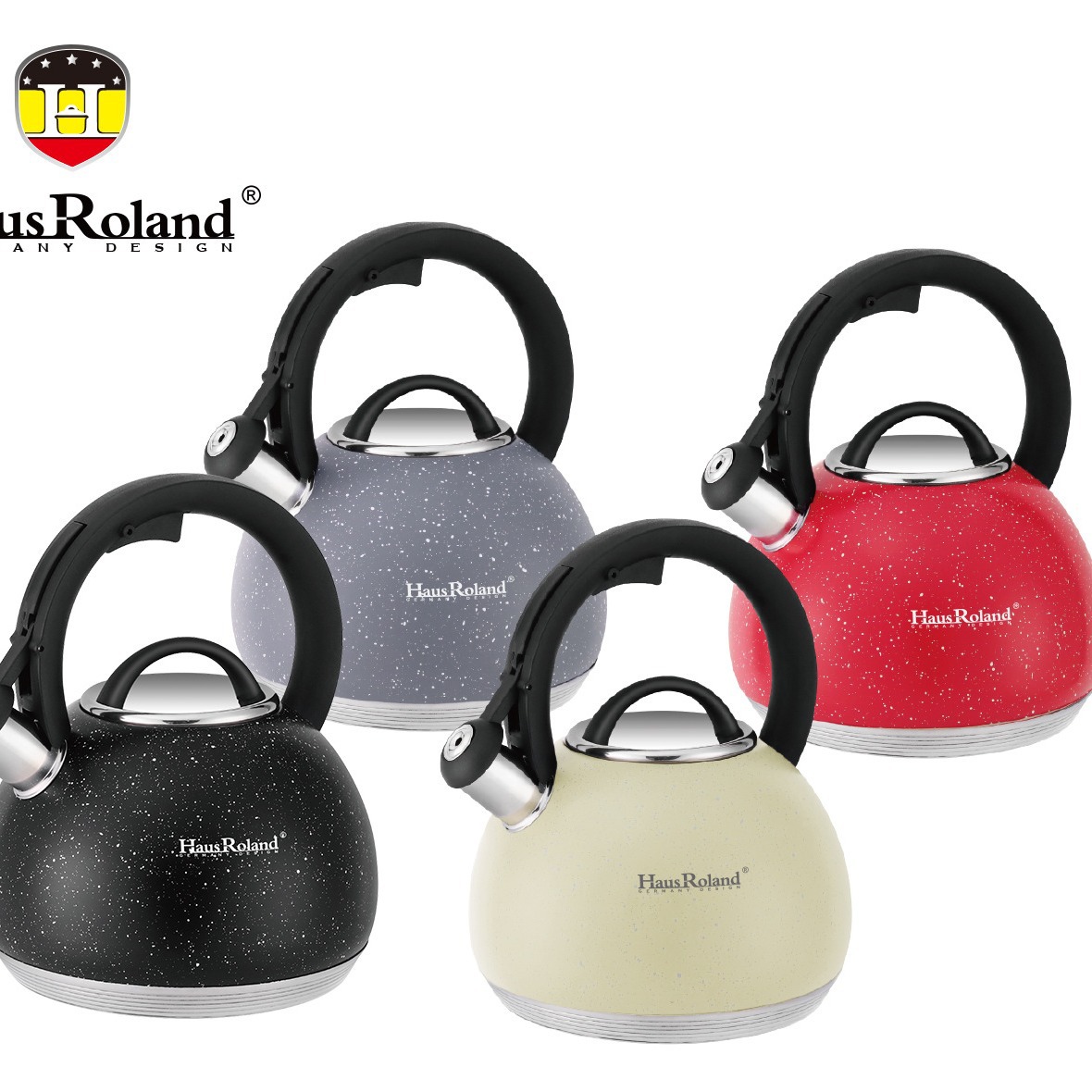 Fábrica de productos de hardware de acero inoxidable de agua hirviendo, olla de flauta, fuente de fábrica en stock disponible