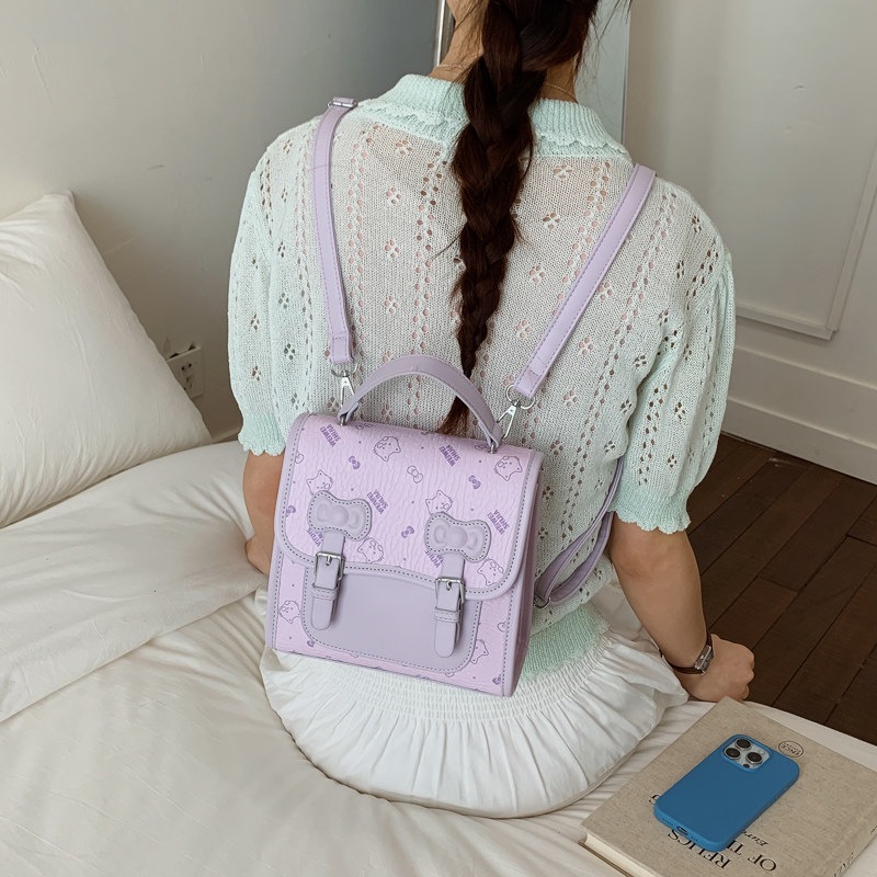 Universal mini nicho coreano mochila femenina simple 2026 nueva mochila escolar de moda portátil estudiantes de clase