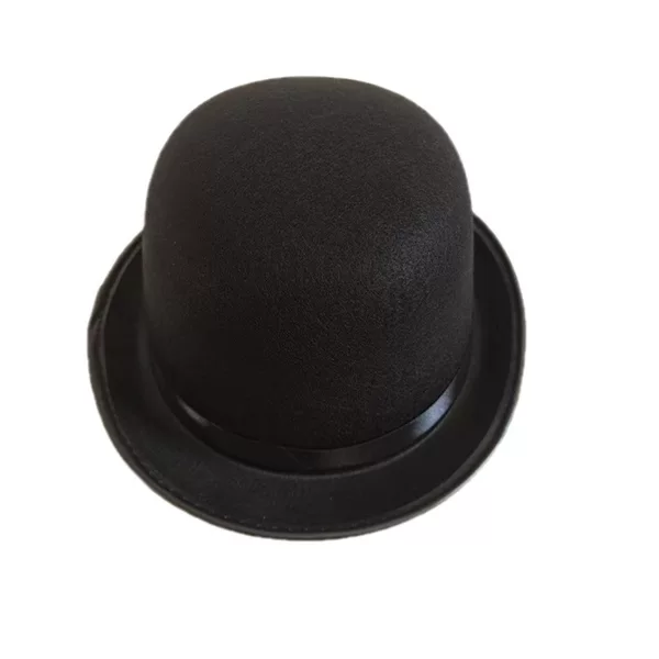 Cross-Border Halloween Hot-Selling Small Top Hat, Gentleman's Black Small Round Top Hat, Tall Hat, Magic Performance Prop