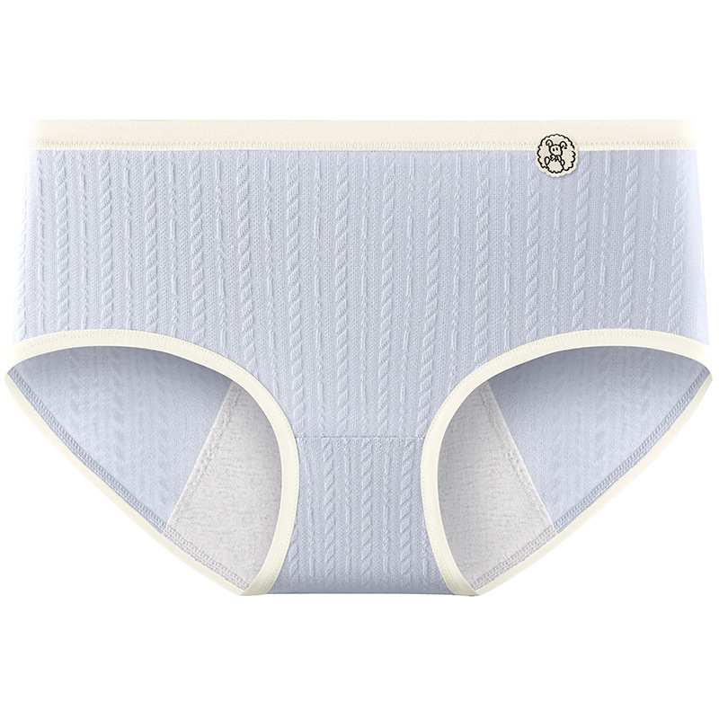 Pantalones fisiticos de gran tamaño, bragas, período menstrual a prueba de fugas para mujer, entrepierna de algodón puro, entrepierna antibacteriana, período menstrual transpirable, calzoncillos para mujer image 9