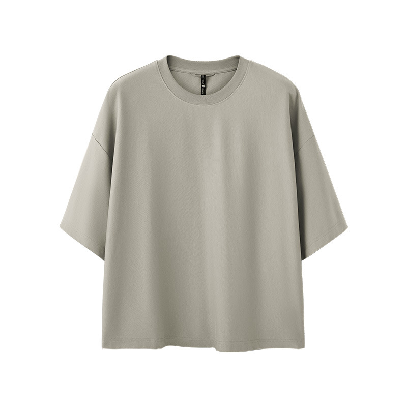 捷展メンズウェア | Boxy ミントTシャツ 2026春夏新作 6in1テクノロジー 冷感速乾 半袖 五分袖