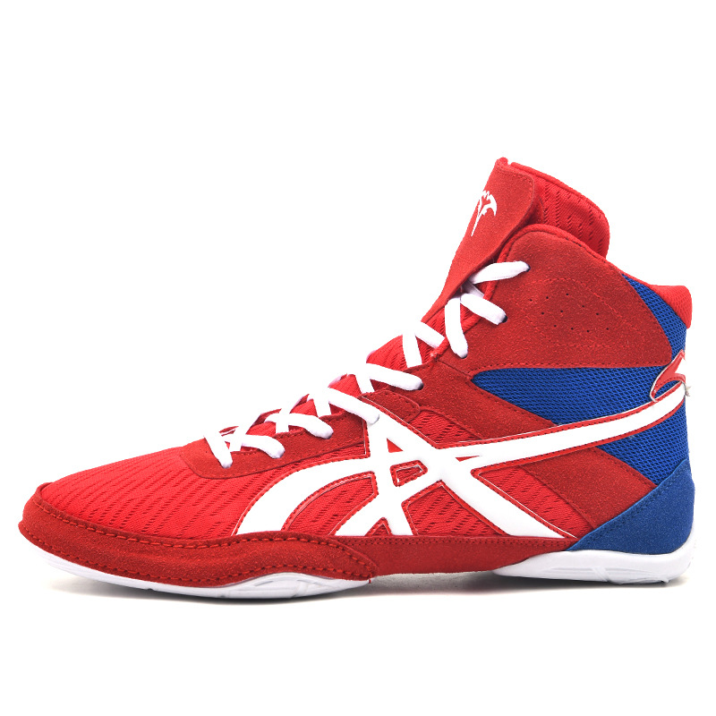 New high-top wrestling shoes boxing shoes indoor competition training shoes fall shoes fighting shoes men and women fighting shoes Sanda