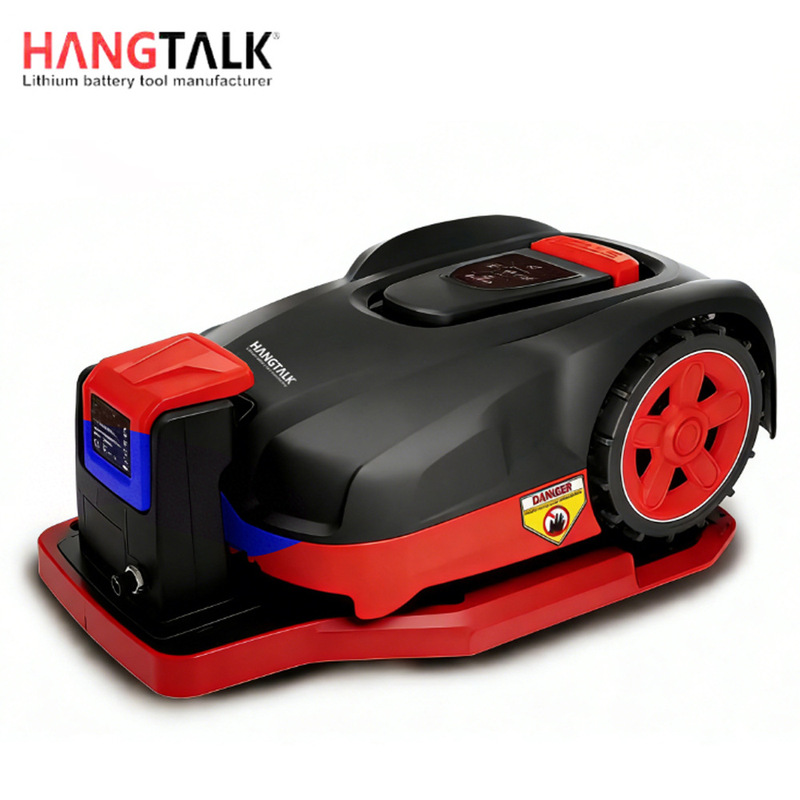 Cable-Controlled Lawn Mowing Robot for Villa Lawns, Home Garden Lawn Trimmer, Grass Cutter for Home Use