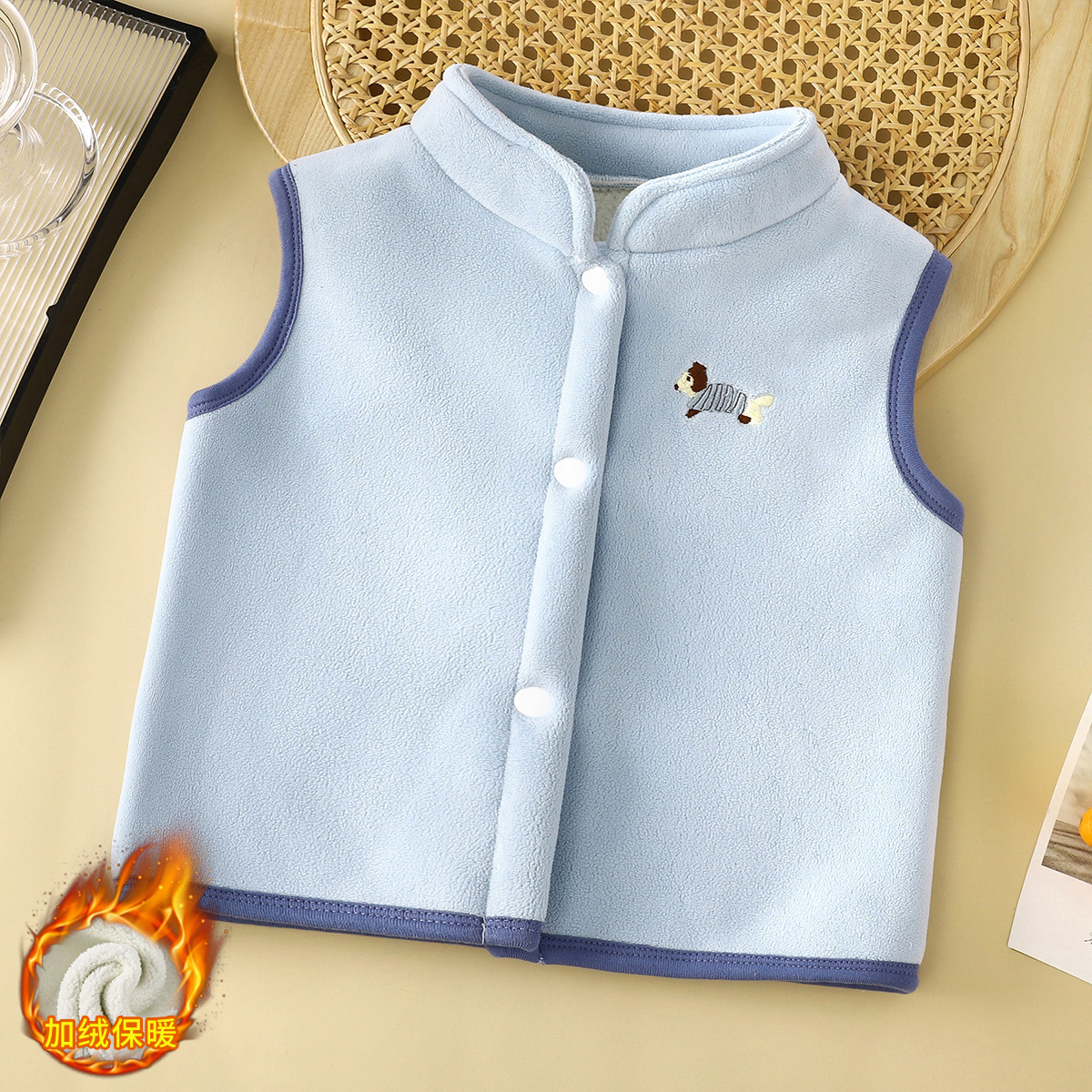 Invierno chaleco de niños nuevos niños vestidos calientes A-Class con chaleco de lana grueso ropa infantil al por mayor