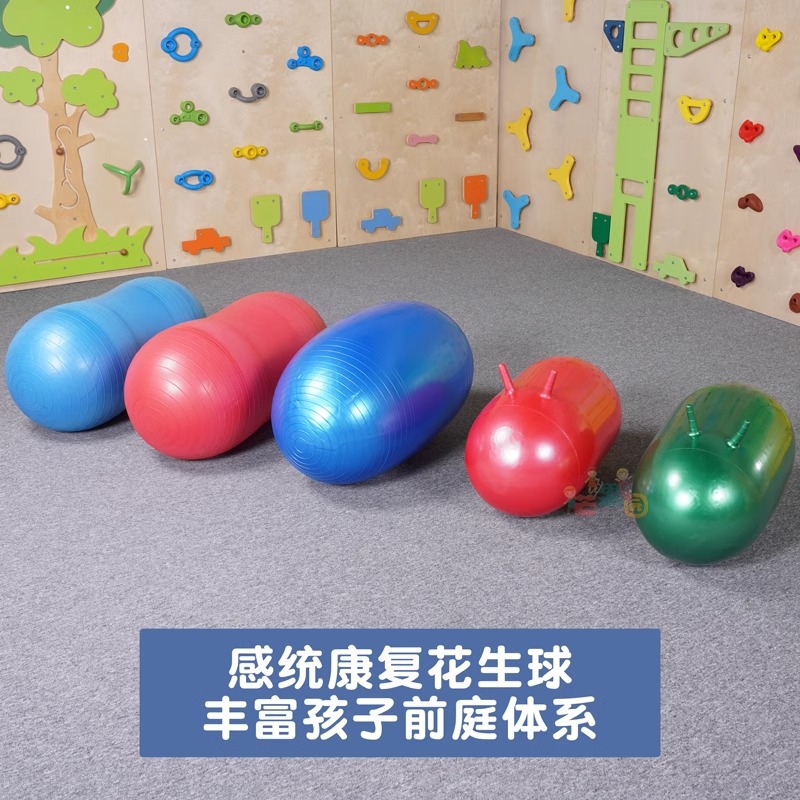 Bola de maní de integración sensorial, pelota táctil, equipo de entrenamiento de desequilibrio vestibular para niños, educación temprana táctil, juguetes físicos, hogar