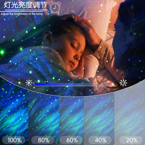 New Snail Starry Sky Projector Lamp Creative Gift Bedroom Atmosphere Lamp Bluetooth Speaker Northern Lights Projector Lamp