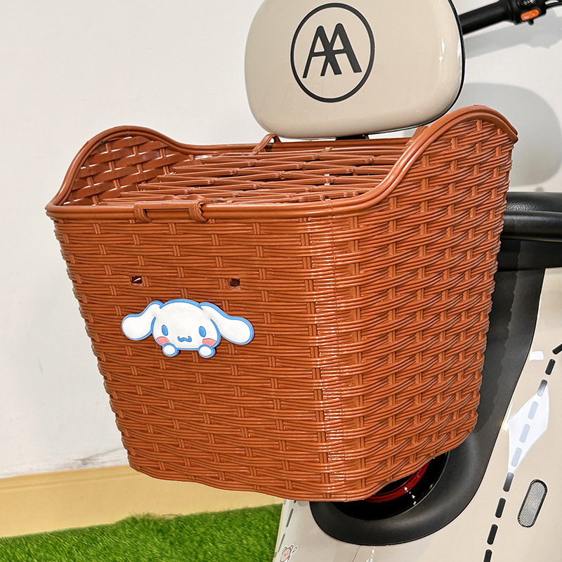 卸売電気自動車リア収納バスケットかわいい漫画オートバイバッテリーカーリアテール収納防水|undefined